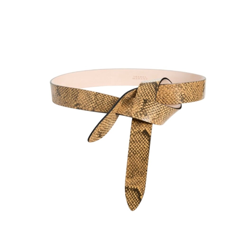 Isabel Marant Iconic Python Pecce Waist Belt Wome… - image 1